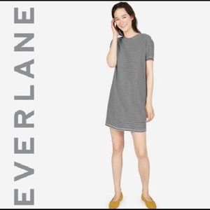 Everlane striped box cut tee dress